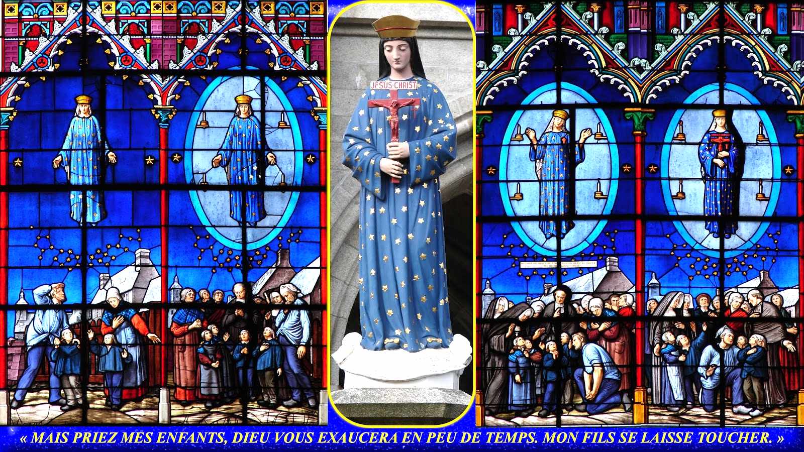 Our Lady of Pontmain, The 4 stages of the Apparition